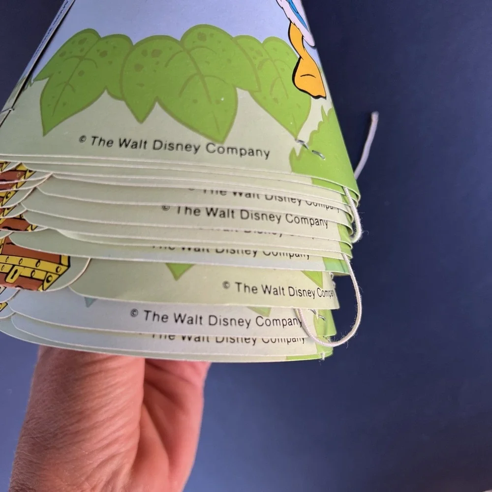 VTG Disney DuckTales Party Hats Set of 13 Huey Dewey Louie 1980s Unused